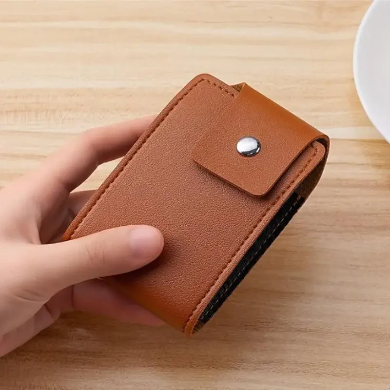 Кожаный кошелек с 11 отделениями для карт, чехол для карт, кошелек, держатель для кредитных карт, держатель для банковских карт и кошелек для монет