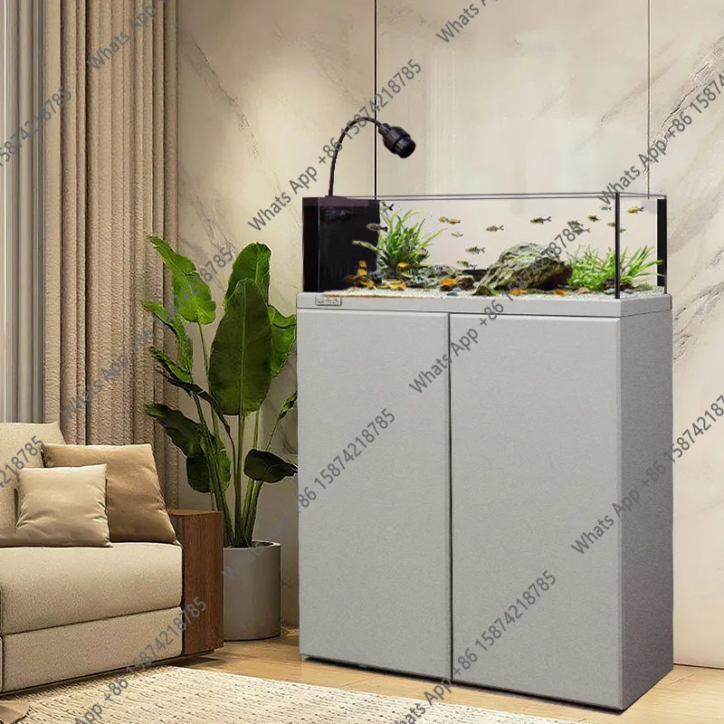 

Аквариум для рыбок, аквариум-ручей, аквариум для ландшафтного дизайна, аквариум из ультрапрозрачного стекла для дома, средний и большой, с боковым переливом и донным фильтром.