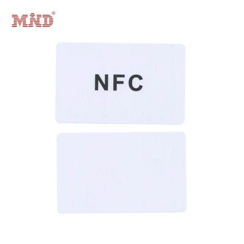 100pcs a lot PVC Printable Blank White NFC Card NTAG 215 NTAG 213 RFID Smart Chip Card