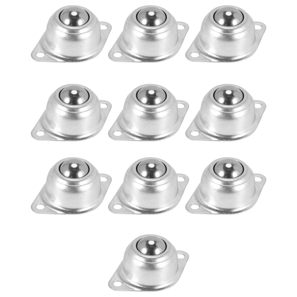 MLGB 10Pcs 3CM Dia Carbon Steel CY-15A Ball Transfer Unit Ball Bearing Conveyor Roller Ball Transmission Tool