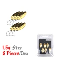 1.5g Gold 6PCS