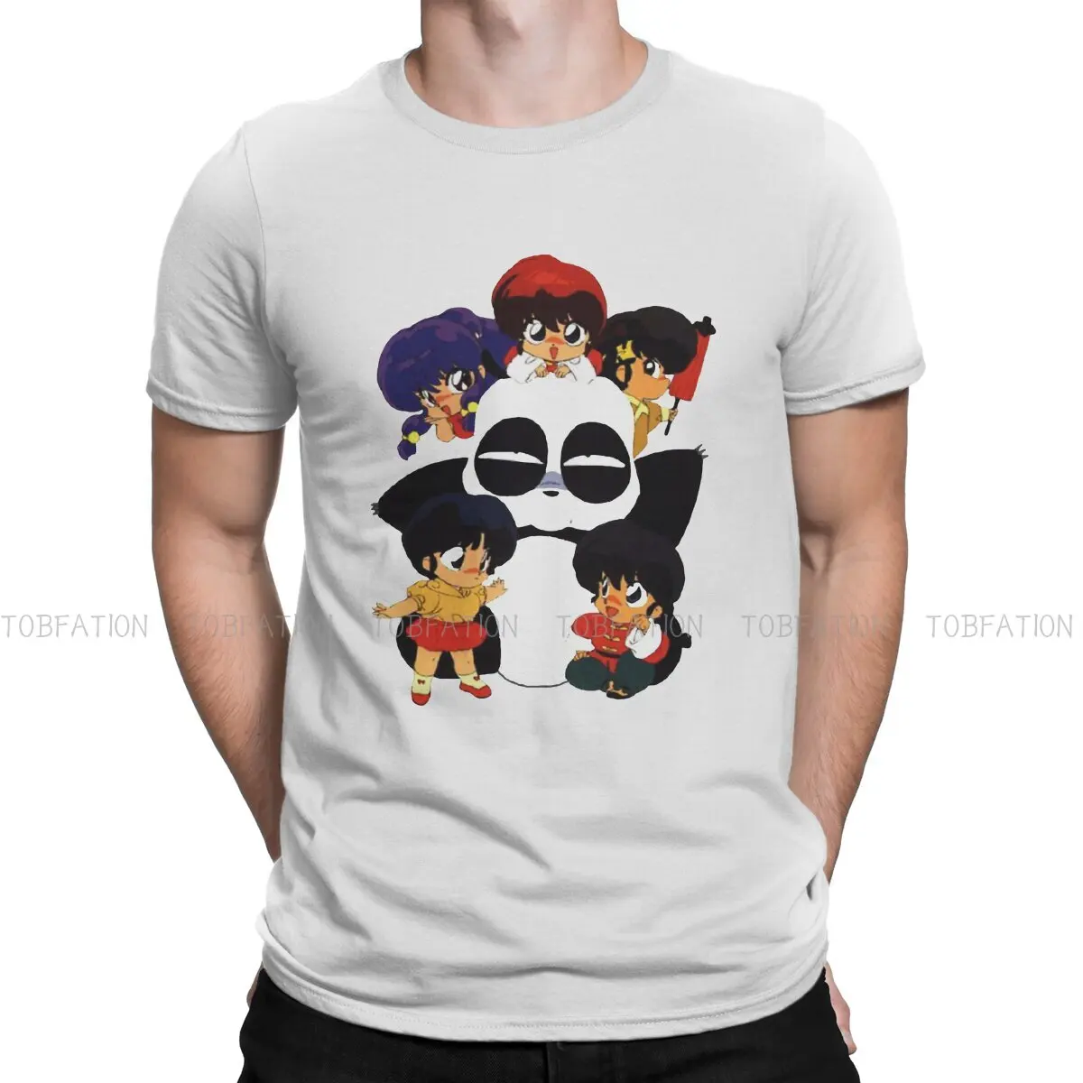 Group Team Ranma12 Amine T Shirt Classic Teenager Graphic Large Crewneck TShirt Top sell  Harajuku Men's Tops