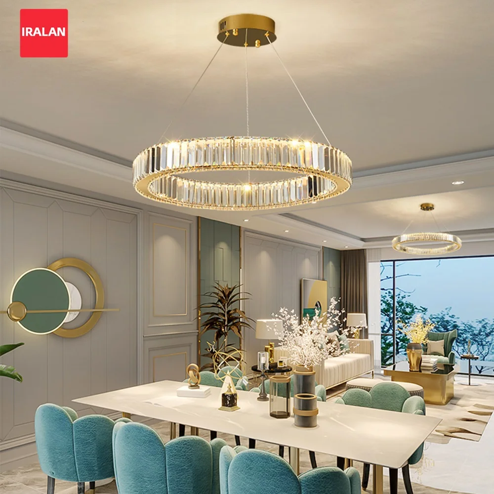 

Crystal Ceiling Lamp Dimmable Ceiling Chandelier Luxury Indoor Pendant Light for Bedroom Living Room Light Fixture Decoration