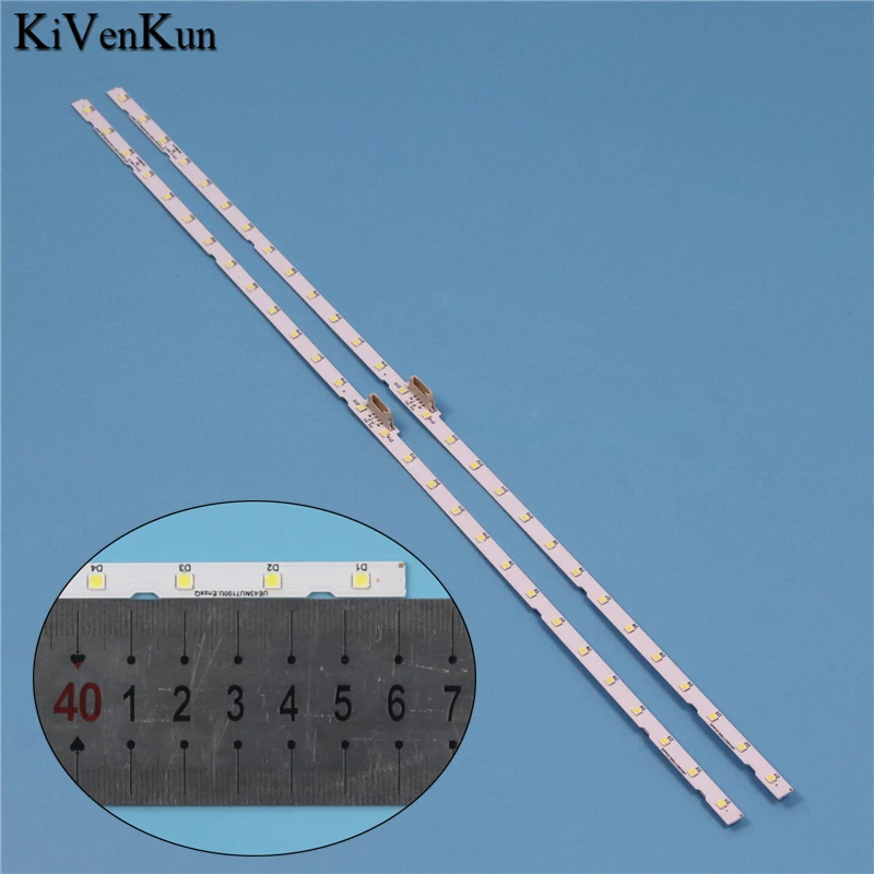 LED Backlight Strip For Samsung UA43NU7300J UA43NU7300K UA43NU7300R UA43NU7300S UA43NU7300W UA43NU7400K Bars AOT_43_NU7100F Tape