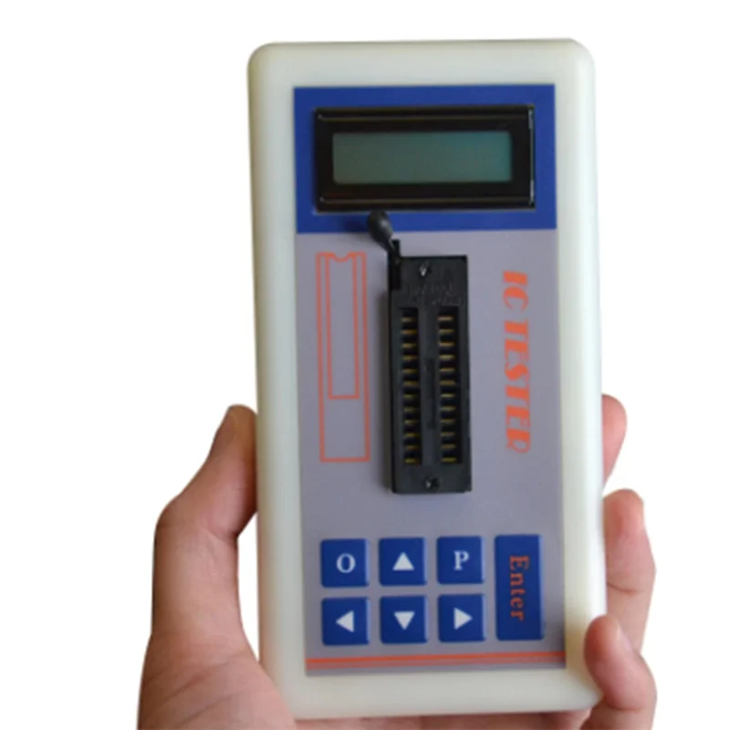 N96R 1Set Professional Integrated Circuit Transistor Tester IC Chips Tester IC Tester (A)