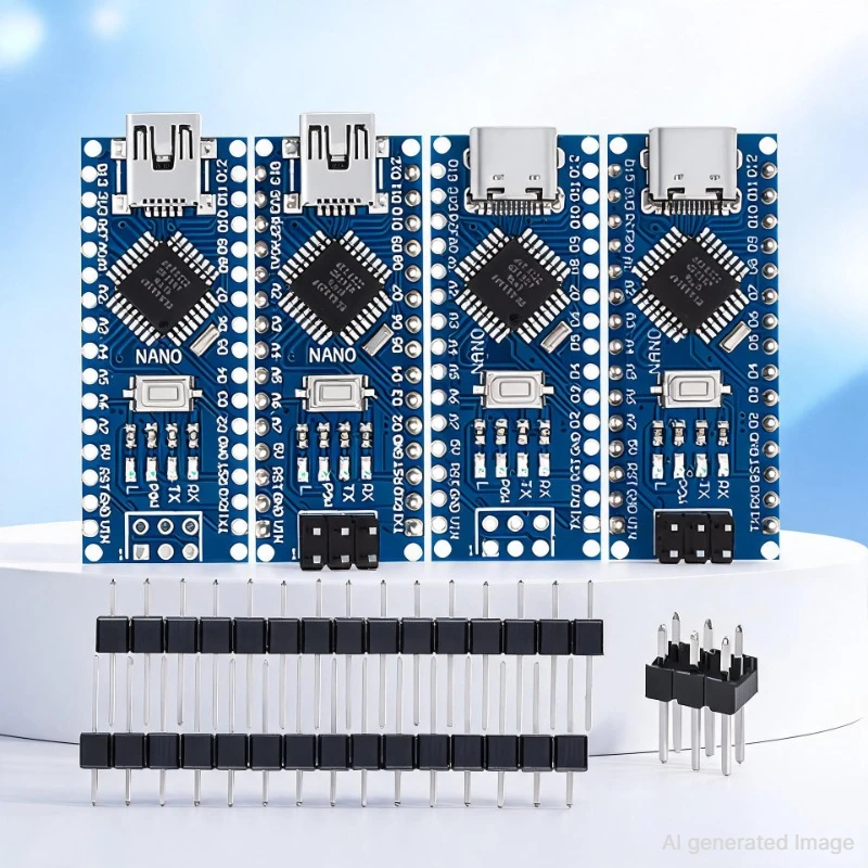 Controller Nano 3.0, driver USB CH340, ATMEGA328, ATMEGA328P, Nano Mini USB con bootloader per Arduino 2028