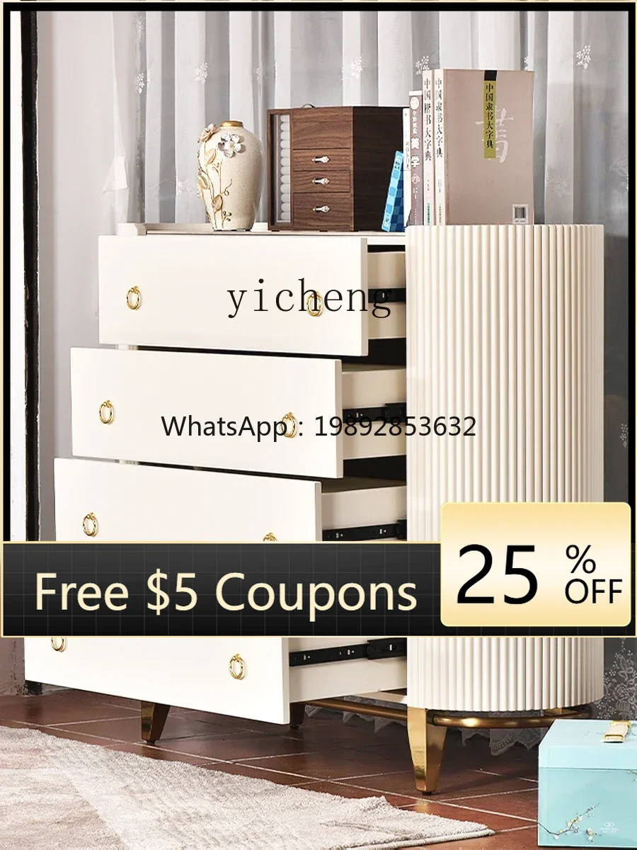 

Four-Bucket Cabinet Solid Wood Porch Household Partition Storage Simple Bedroom Wall Wardrobe Storage Bed Front Cabinet