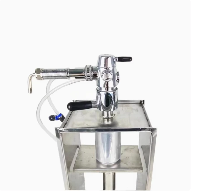 Craft beer can filling machine, defoaming small filling machine, can simple equal pressure filling equipment