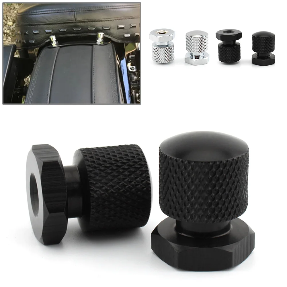 Aluminum Motorcycle Solo Seat Nuts Seat Mounting Nuts 1/4