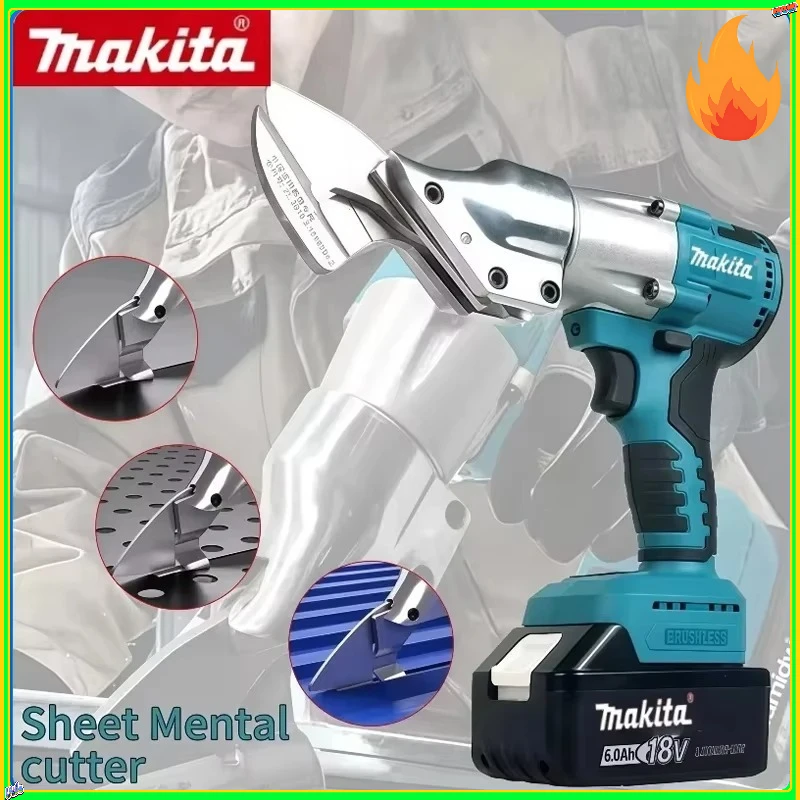 

Аккумуляторные бесщеточные ножницы Makita 18В для резки металла, профессиональный инструмент для листового металла