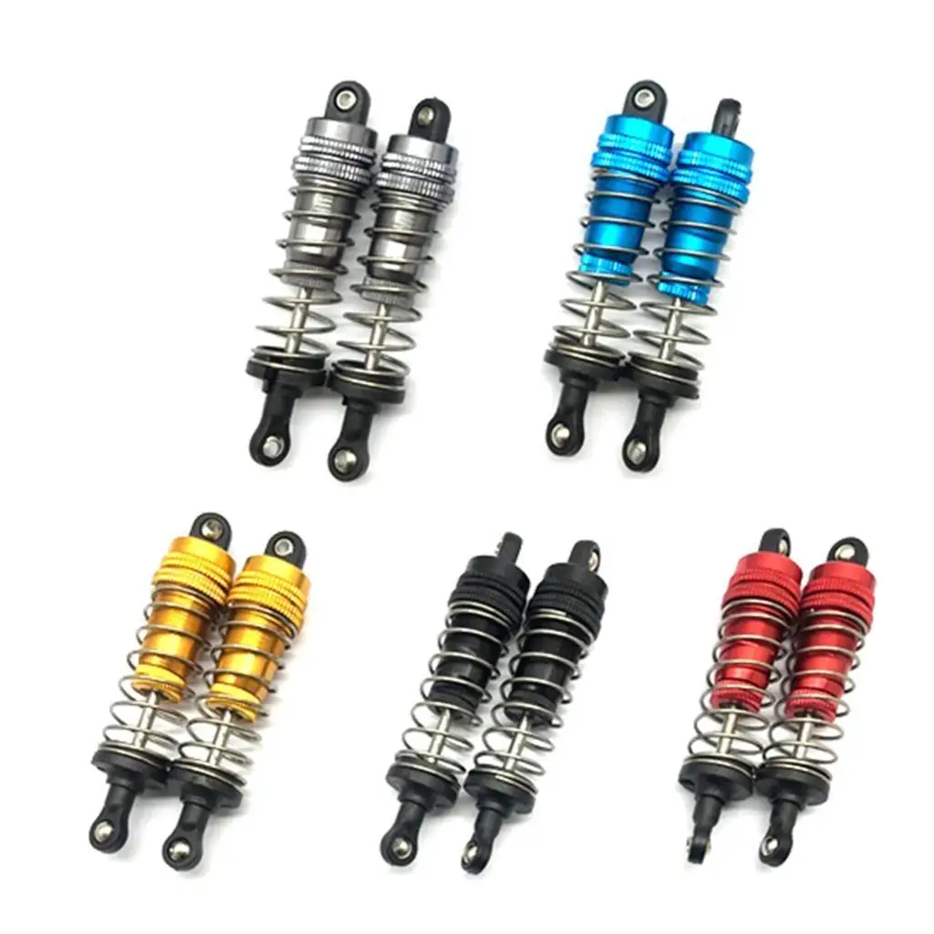 1/14 RC Car Shock Absorber Oil Filled Metal Dampers Upgrades for Wltoys Compatible Crawler Vehicles