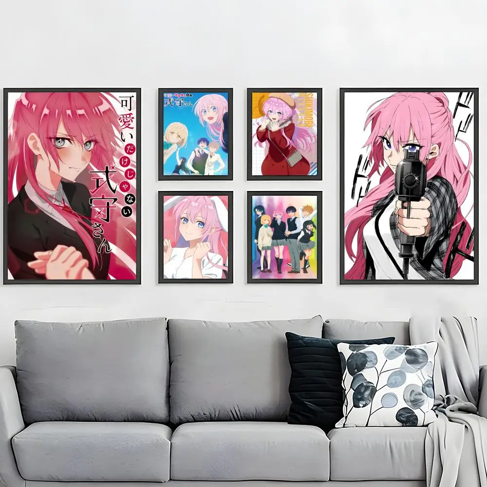 Anime Shikimori’s Not Just a Cutie Poster HD Waterproof Self-Adhesive Wall Art – Multi-Scene Use, Top Gift Pick
