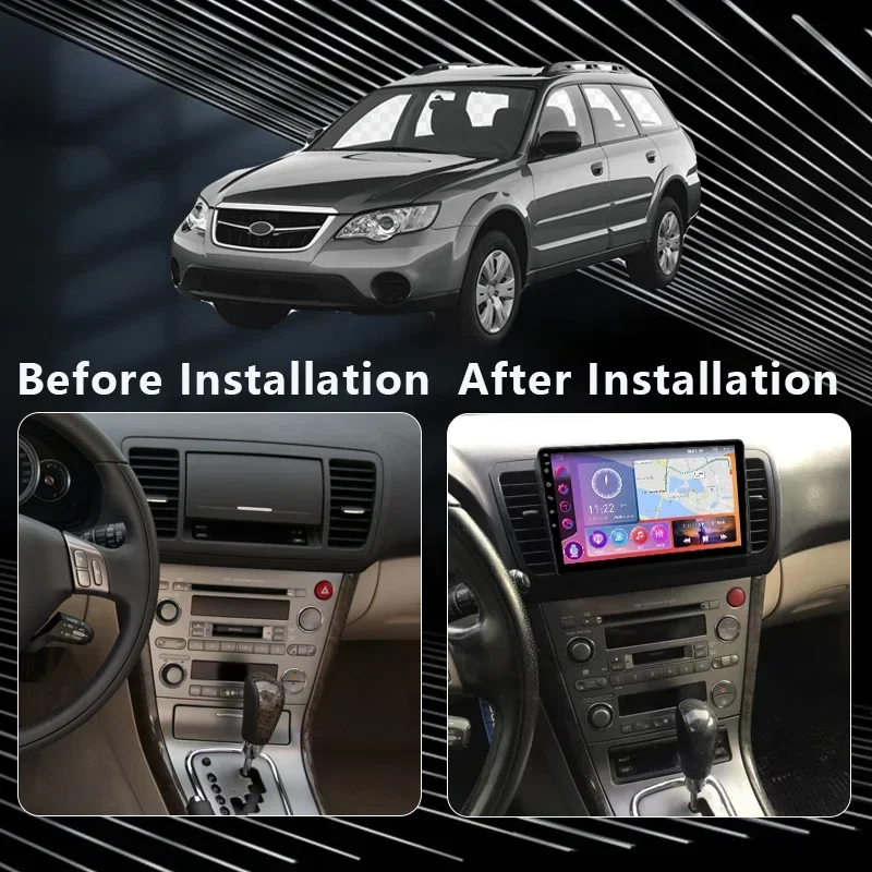 Android 13 For Subaru Outback 3 Legacy 4 2003 - 2009 Left hand Drive Carplay Auto Stereo GPS Navi Car Radio Multimedia Player