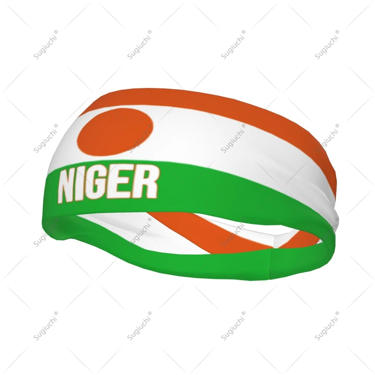 

Men Women Niger Flag Elastic Wide Headbands For Yoga Fitness Tennis Running Gym Sports