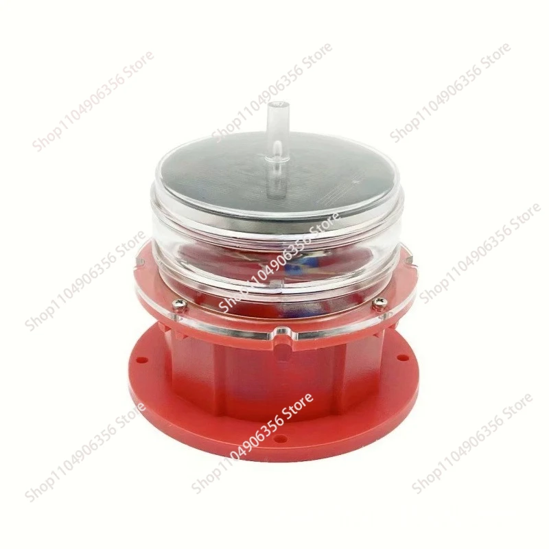 for  Marine solar beacon light is always on, flashing integrated buoy light, navigation light red, white and green