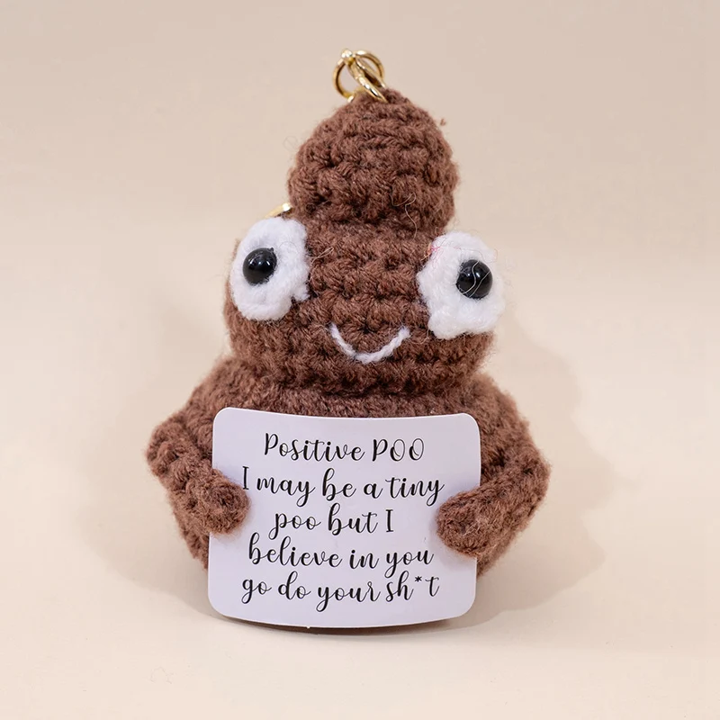 Handgemaakte gehaakte kleine bedels: sleutelhanger, tas hanger, telefoon sleutelhanger, autosleutel accessoire, rugzak pluche pop - schattig gebreid