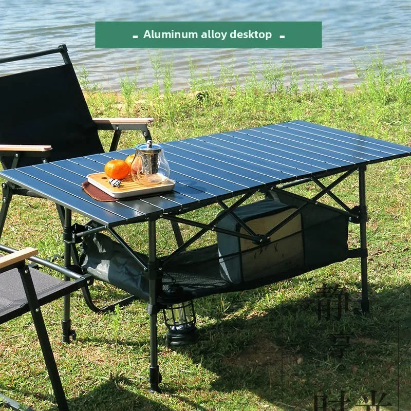 

Компактный походный столик Складной приставной столик для кемпинга Портативный складной алюминиевый столик с сумкой для переноски Легкий складной небольшой походный столик