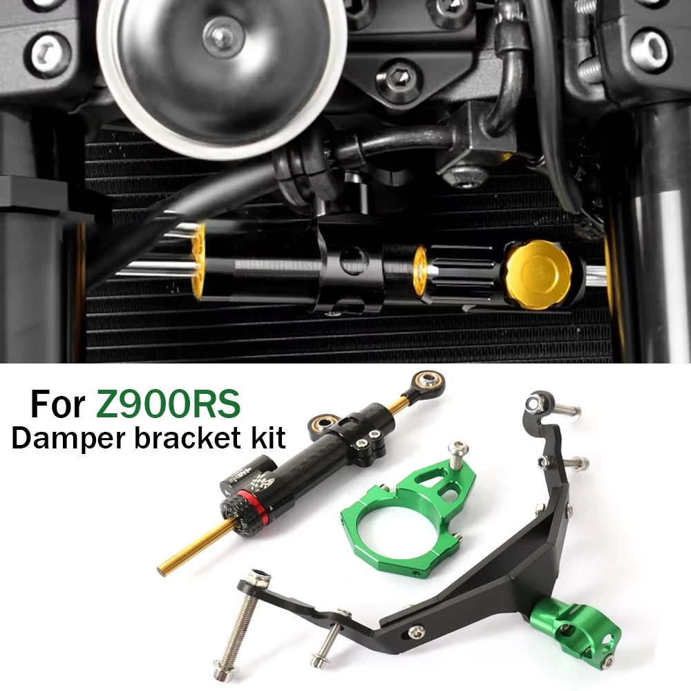 

For Z900RS z900rs 2018 2019 2020 2021 2022 2023 2024 Motorcycle Anti-rotation Steering Bracket Damper Stabilizer Mounting Kit