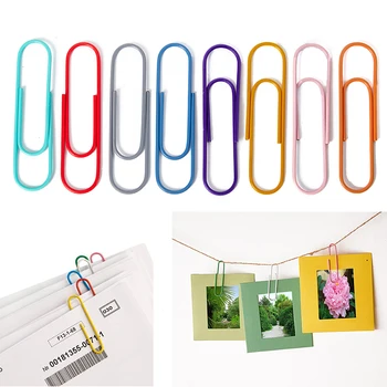 10 Teile/los 100mm Papier Clips Großen Riesen Große Papier Clip Büro Liefert