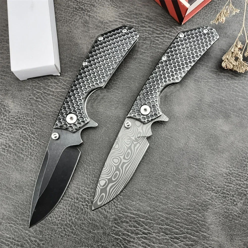 Strider Pocket Folding Knife Stainless Steel Handle Tactical Outdoor Hunting Knives Rescue Survival Portable Multifunction Knife