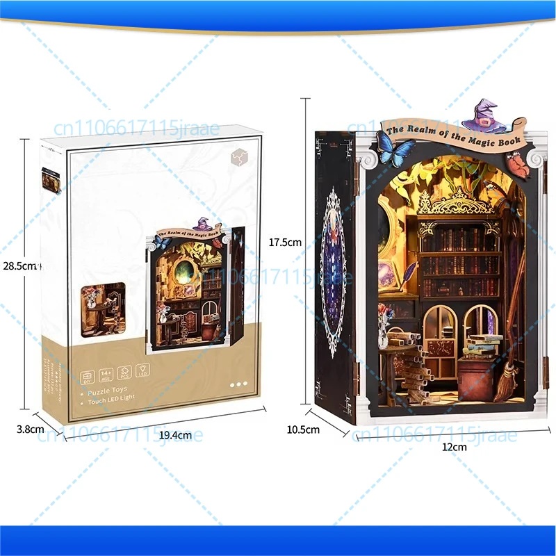 Magic Realm Cabin Three-dimensional Handmade Assembling Ornament Wooden Puzzle Gift