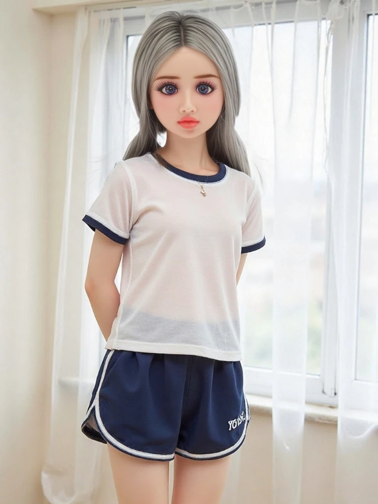 27인치 TPE 인형, 전신, 견고한 뼈구조, 다양한 포즈, 정교한 메이크업, 섬세한 피부, 사진 촬영 및 파티에 적합