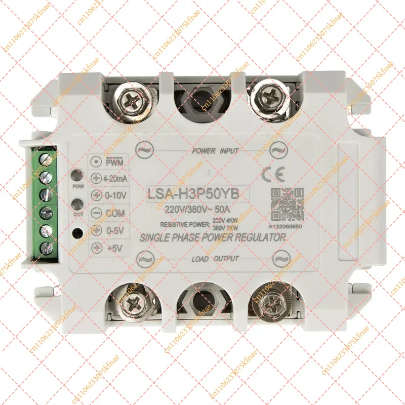 LSA-H3P50YB Single Phase Solid State Voltage Regulator, 50A AC 220V/380V Power Regulation Module
