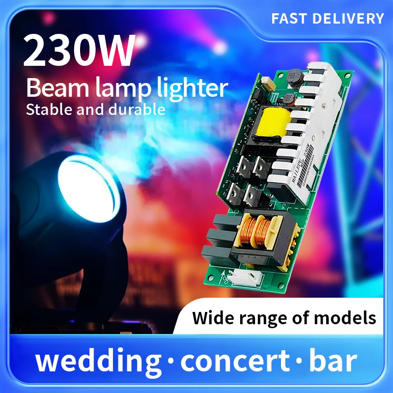 Mailepu 230W P-VIP 180-230/1.0 E20.6 Moving Head 7R Beam Light Bulb And 230w Ballast MSD Platinum Lamp