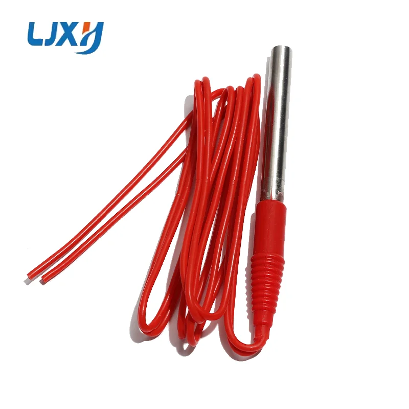 LJXH 36V 48V 60V Low Voltage Electric Water Heating Element Resistance 10x80MM 200W 500W Fish Tank Heater Rod for Camping Pot