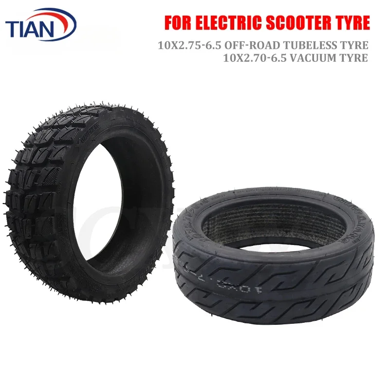 10INCH 10x2.75-6.5 Off-road Tubeless Tyre 10x2.70-6.5 Tire for Segway Ninebot Mini S Pro Max G30 Electric Scooter Self Balancing