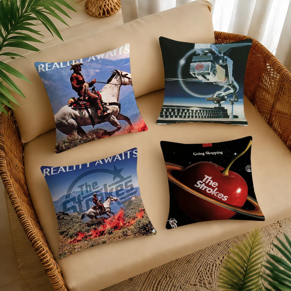 The S-StrokesS Reality Awaits Cushion Cover Square Decorative Throw Pillow Case Sofa Bed Living Room Anniversary Gifts