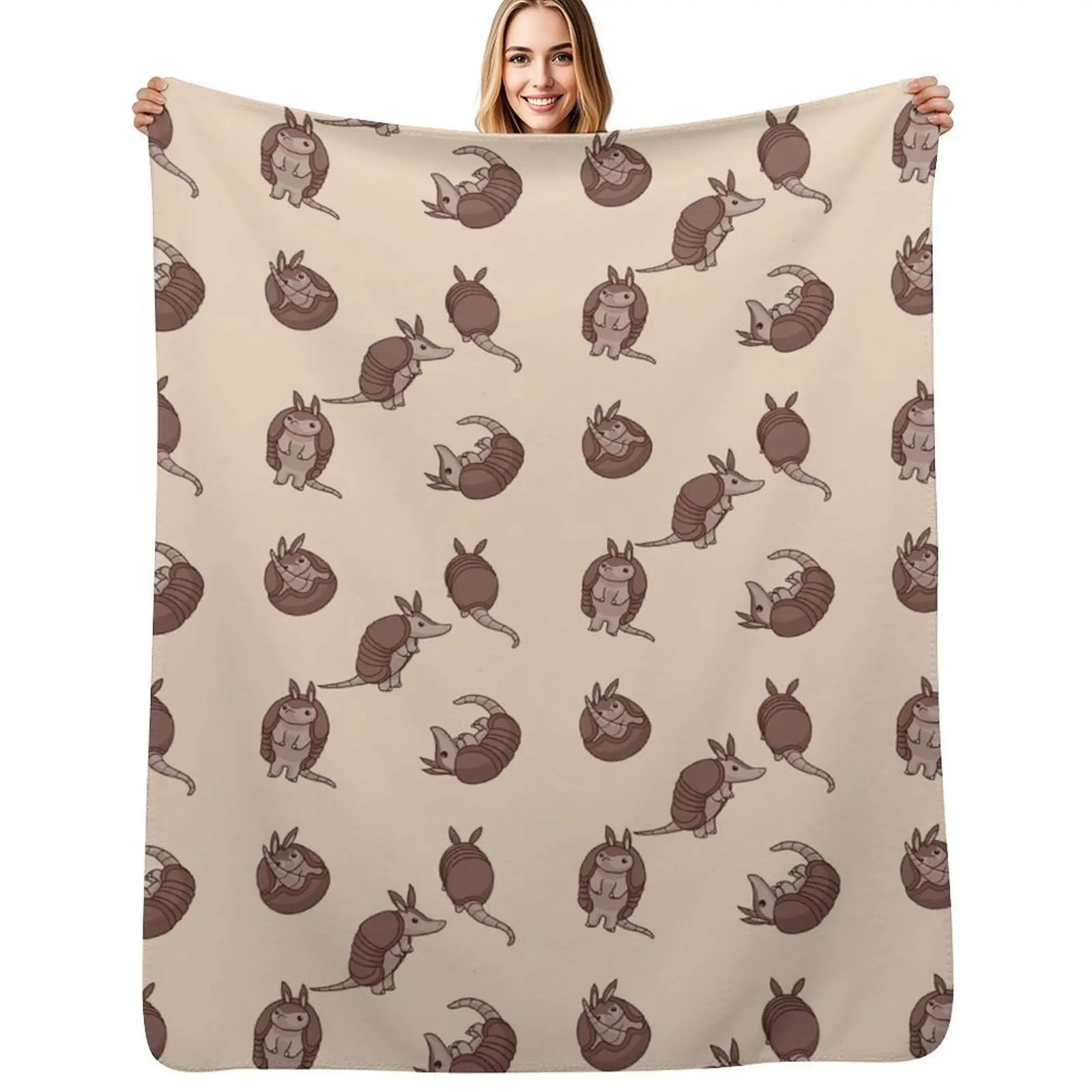 Mulita-Armadillo pattern III Throw Blanket Beautifuls Beach Blankets For Baby heavy to sleep for winter Soft Beds Blankets