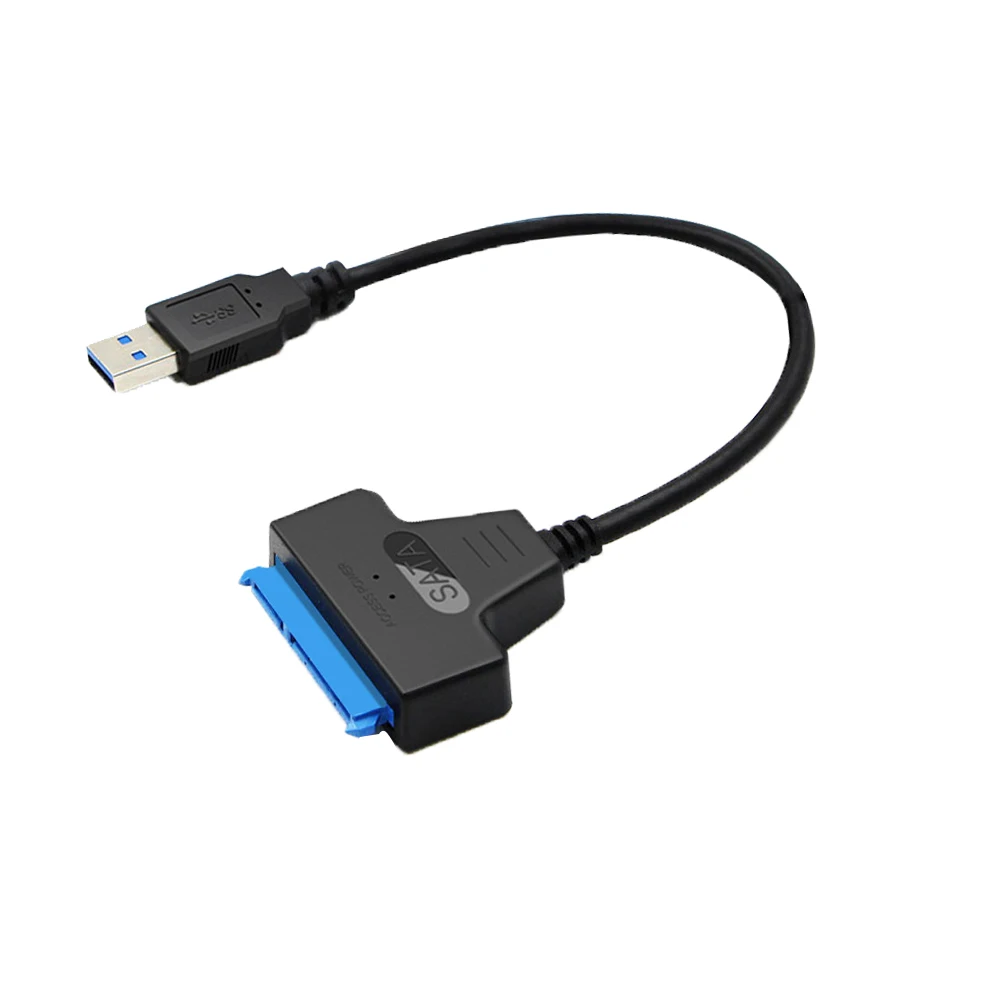 محول كابل USB ساتا ، يصل إلى 6 جيجابايت في الثانية ، يدعم بوصة ، قرص صلب ، 22 دبوس ، كابل ساتا الثالث