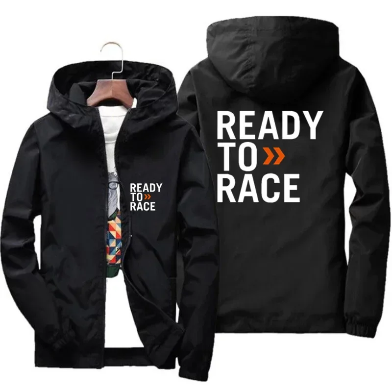 

Men's Ready To Race Enduro Cross Motocross Bitumen Bike Life Windbreaker Jacket Hooded Coat Thin Hoodies Coat Pilot Clothing 5XL