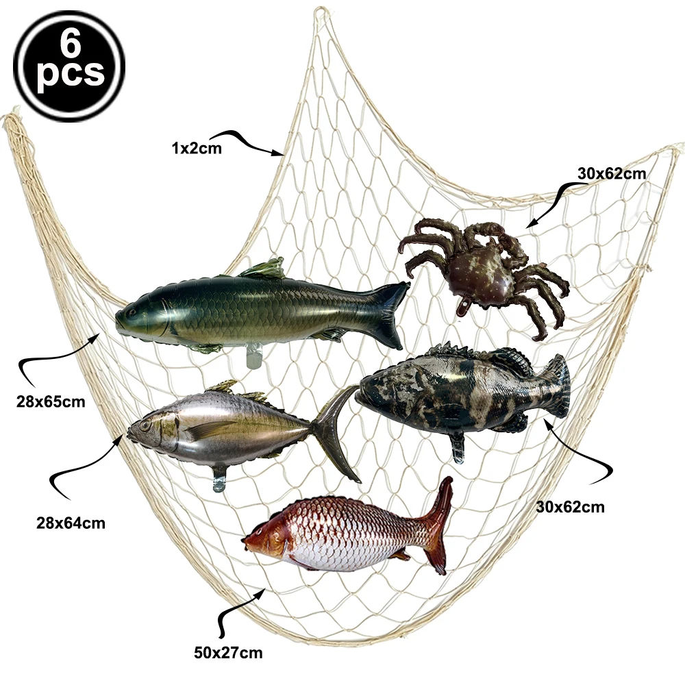 Fish Balloon Set with Fishing - Fishing Equipment Net recension och pris