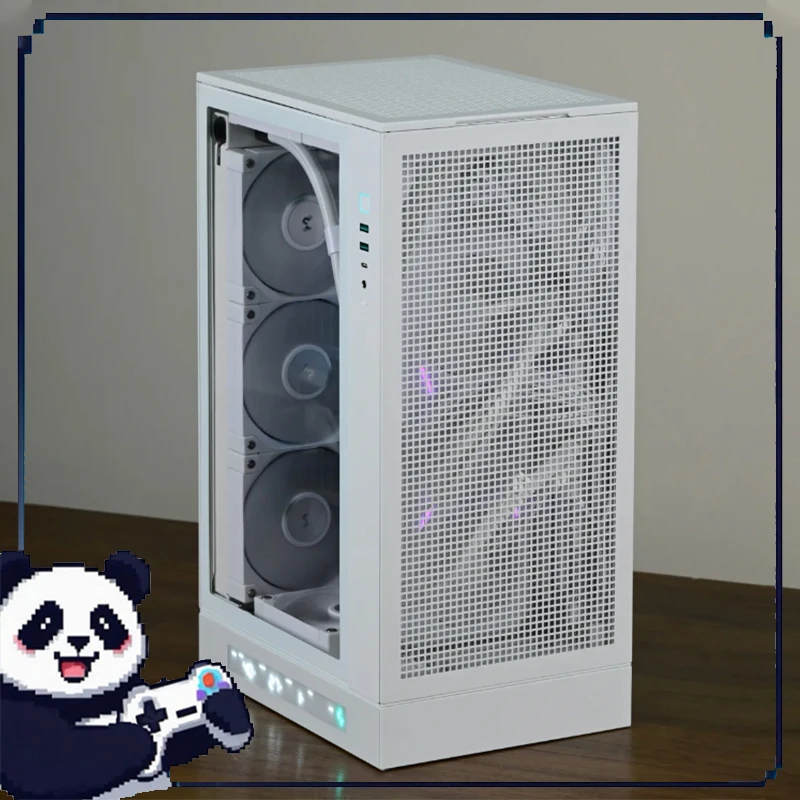Ch270 Itx Case Digital Display Screen Compatible With 360 Water-Cooled 388 Graphics Card Matx Back Plug Atx Game Console Chassis