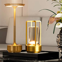 Simple Rechargeable Table Lamp Bar Desk Lamp Dimming Atmosphere Wireless Night Light for Bedroom USB Charging Touch Decor Lamp