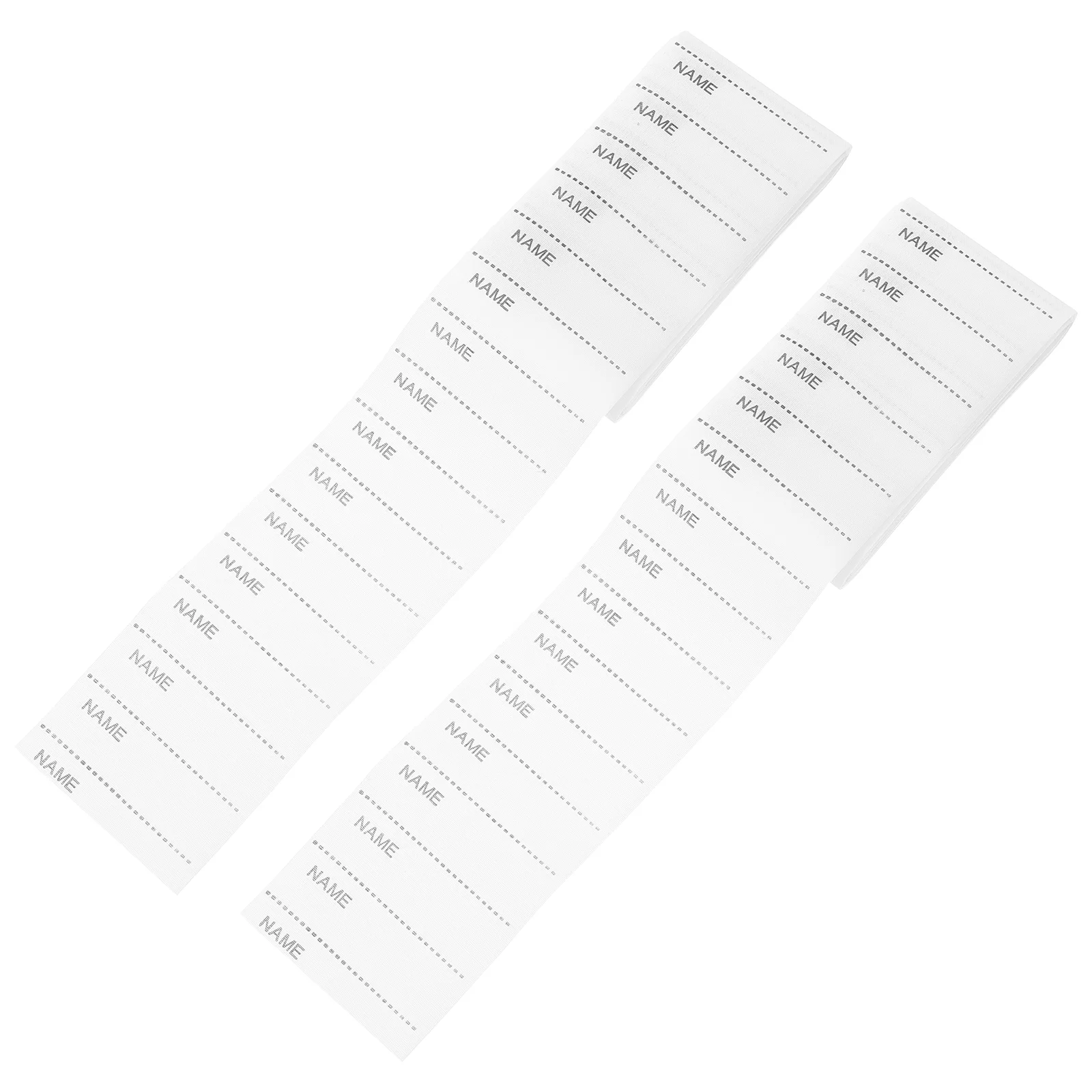2 Sets Name Belt Iron Label Clothing Tags Writable Clothes Labels Iron-on Supplies DIY