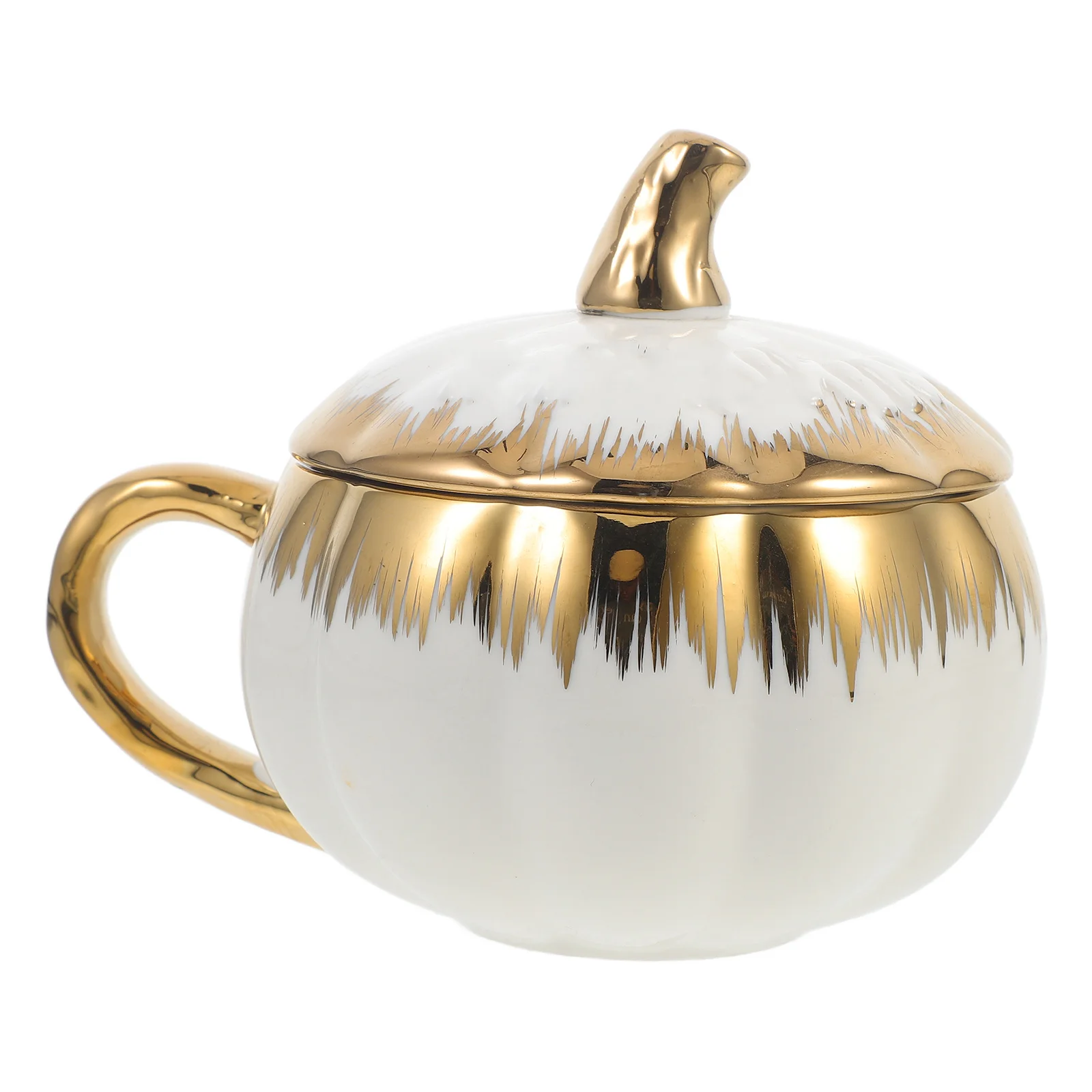 

Ceramic Pumpkin Shape Coffee Mug Multi-Use Water Cup Home Office Breakfast Milk Tea Drinking Mug Water Cup