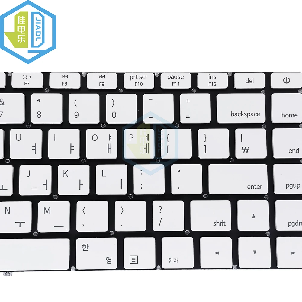 Notebook PC KR Korean Keyboards For Teclast F7 Plus 2 Laptop Keyboards White Keycaps Teclado New XK-HS122 MB3181005 V6318F X318F