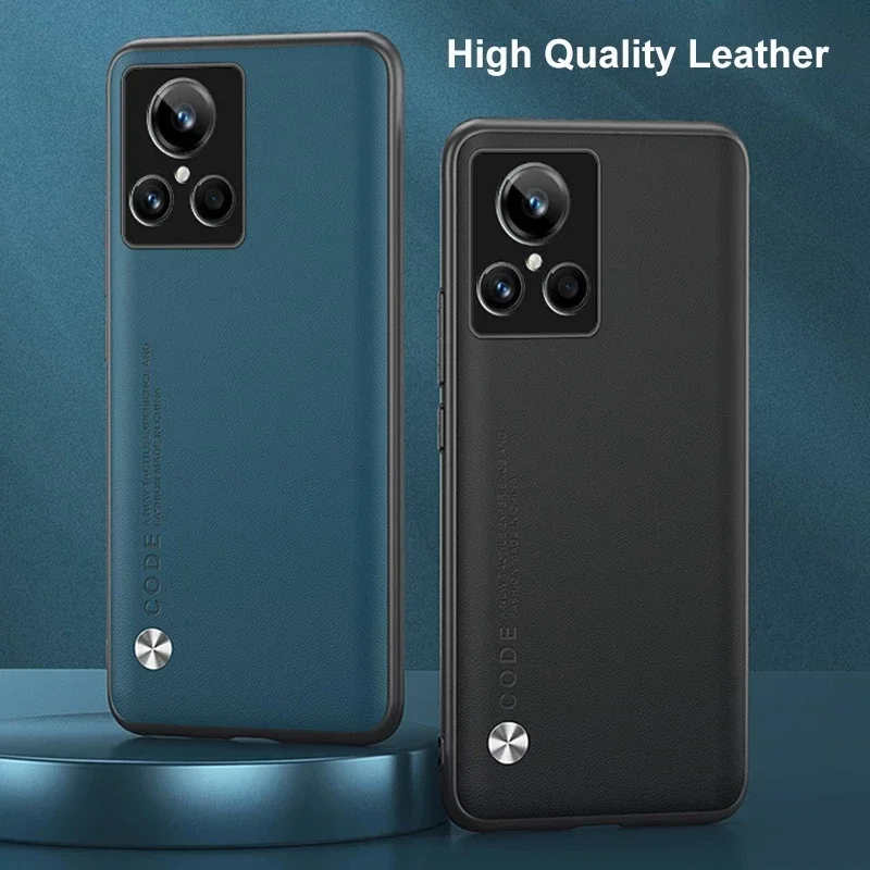 Capa de couro de luxo para realme gt2 master explorer edition, capa de silicone para gt 2 neo 2 2t 3t gt2 pro