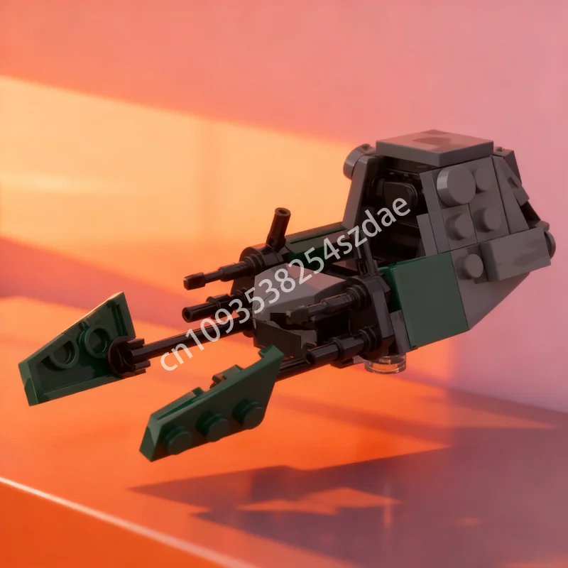80 Uds. MOC Kenner Concept Speeder Star Battle modelo juguete de construcción bloques arquitectura DIY Idea regalo de Navidad ladrillo educativo niños