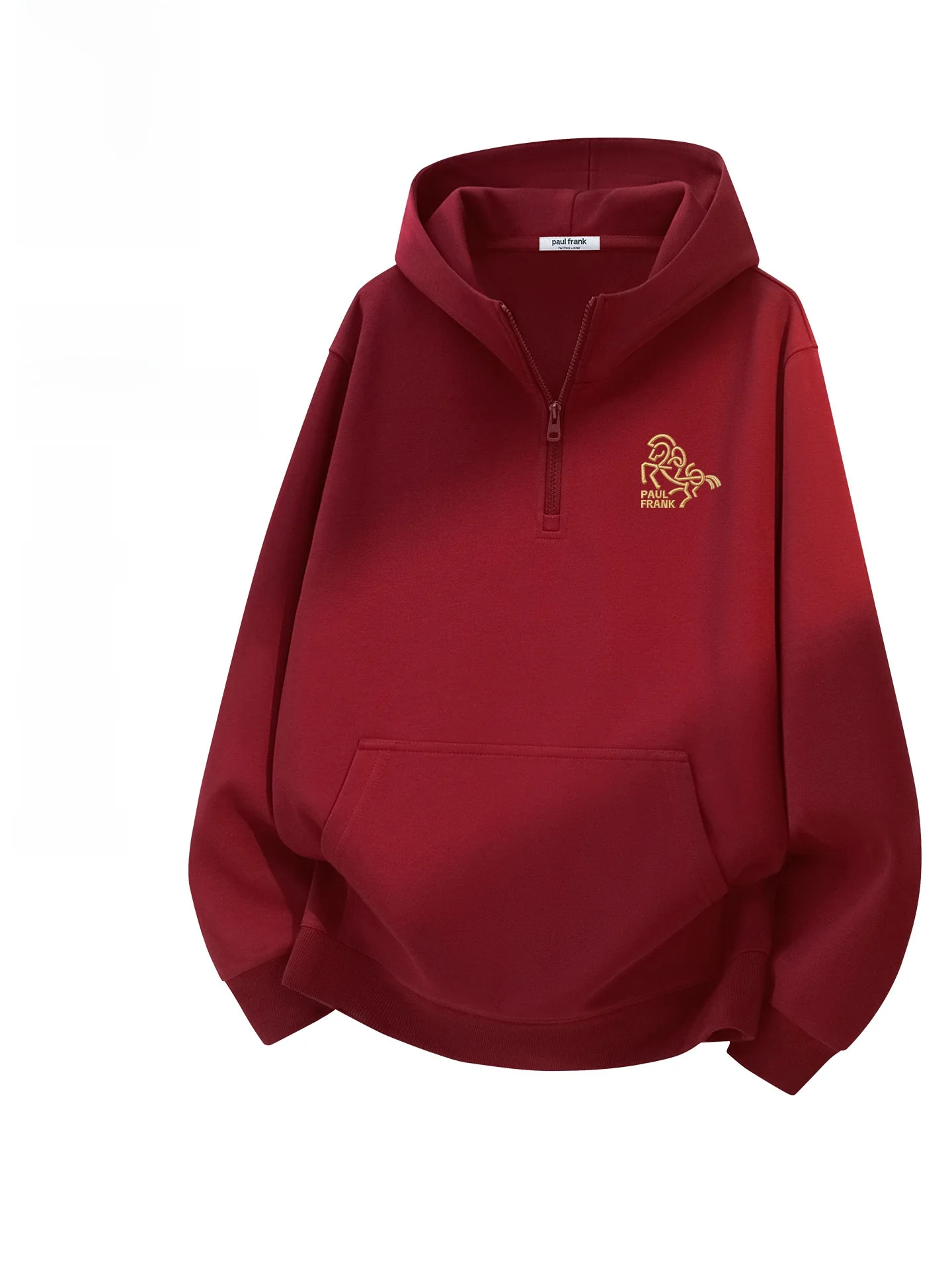 

f Zipper Fce Lined Hoodie Men's Winter Faion 2026 Zodiac Year Clothing Breathable Anti-Wrinkle Wear ...