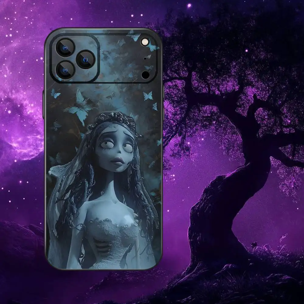 Funda de teléfono C-Corpse B-Bride Victor para iPhone 17,16,15,14,13,12,Pro,Max,Plus,E,SE4,Air,Mini caja suave negra