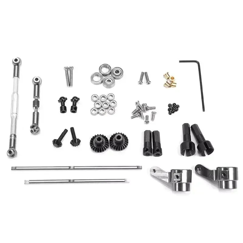 

Upgrade Metal Gear Bridge Axle for WPL B14 B24 B16 B36 C14 C24 Q62 Q63 with Screws RC Truck RC Car Parts