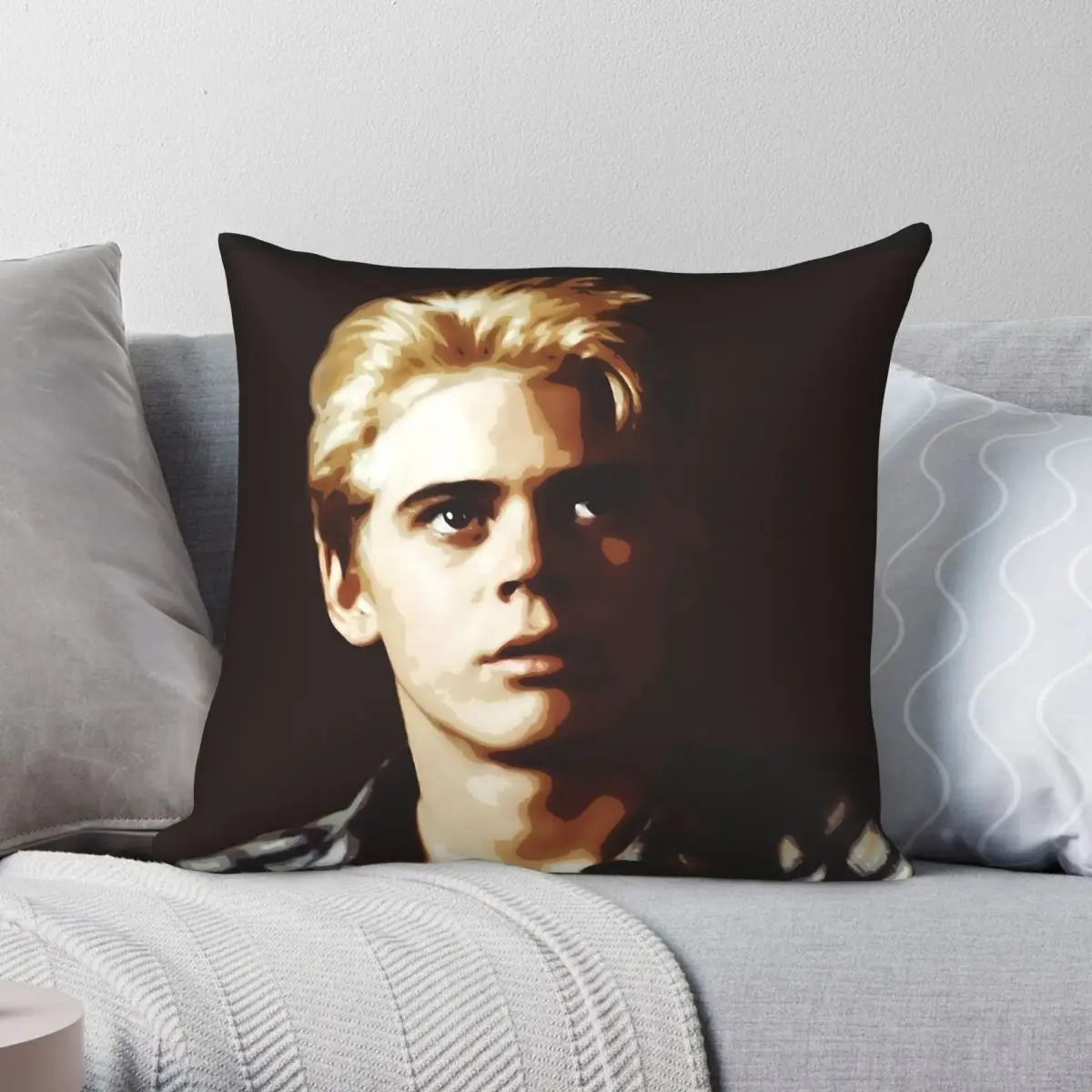 Outlander Ponyboy Michael Curtis Square Pillowcase Polyester Linen Velvet Printed Zip Decorative Pillow Case Home Cushion Cover
