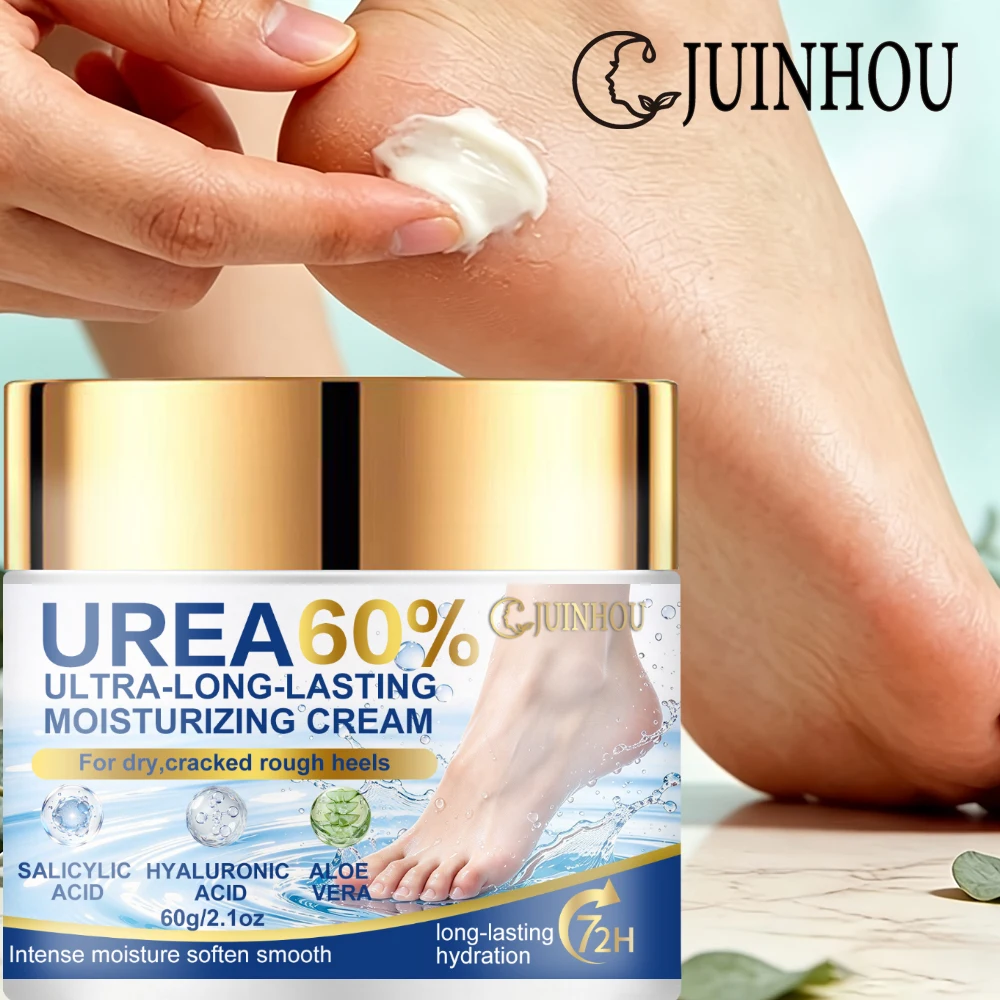 Urea Foot Cream - ジュインホウ 尿素サリチル酸配合フットクリーム。乾燥して荒れた足の皮膚を保湿し、角質を除去。硬い角質を柔らかくし、ひび割れした足の皮膚をなめらかに整えます。