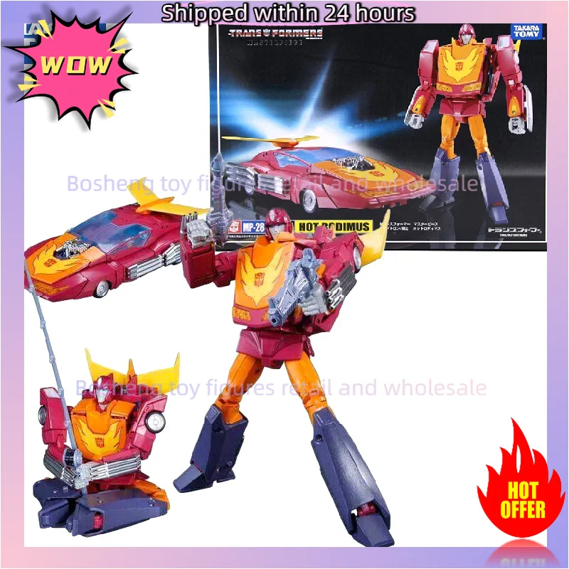 変形玩具マスターピース-ko-mp-28-mp28-ホットロッド-g1-シリーズバージョンアクションフィギュアコレクションロボットギフトおもちゃ