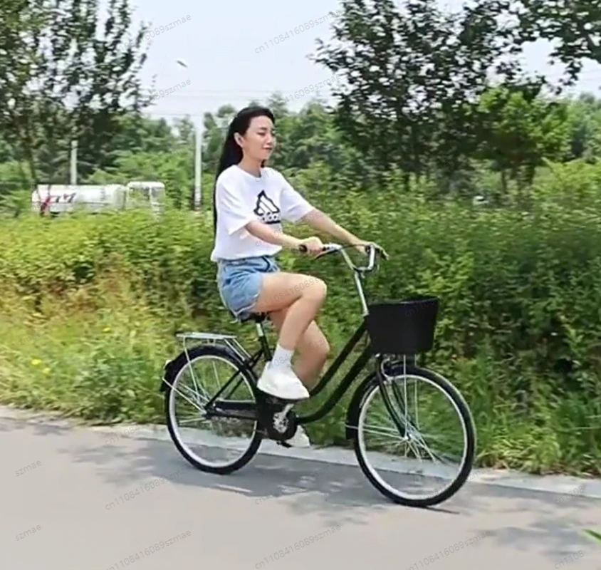 

Городской велосипед для взрослых 24/26 дюймов, мужской и женский, с прочными бескамерными шинами