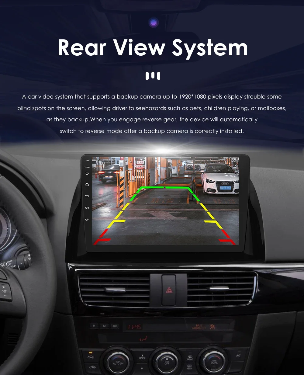10,1" Hizpo 2Din Android13 Autoradio für Mazda CX-5 2012 - 2015 DSP RDS GPS Navigation BT 4G Android Auto CarPlay 360 ° CAM – Detail 35